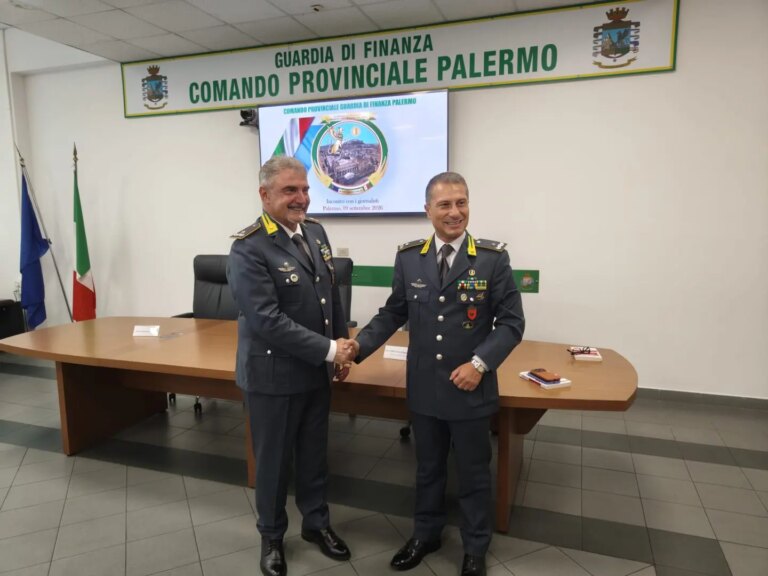 Cambio al vertice della Guardia di Finanza di Palermo, il Generale Langella è il nuovo Comandante