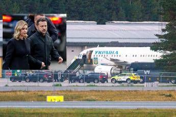 L’aereo di Zelensky “ha rischiato di essere colpito da un drone in volo per Oslo”