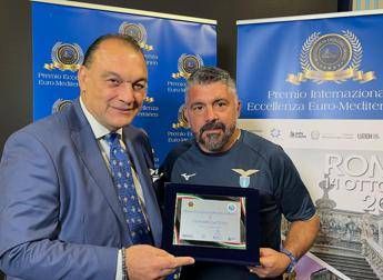 A Gattuso il Premio Eccellenza Euro Mediterraneo: “I giovani vanno ascoltati, alla Lazio nessun alibi”
